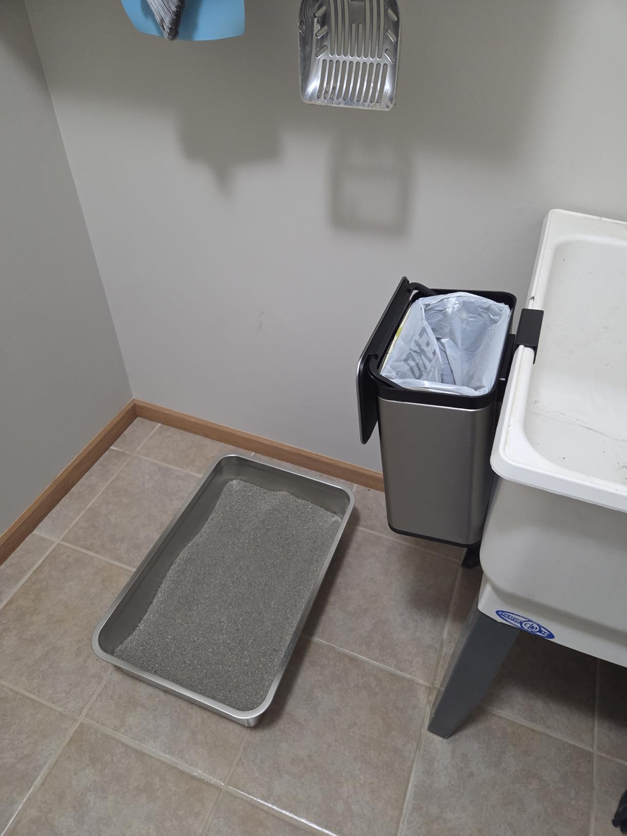 EKO Kitchen Compost Bin, 7L / 1.85 Gal Stainless Steel with Removable Inner Bucket and Deodorizer Compartment, 2-in-1 Countertop Compost Bin with Lid, Food Waste Caddy for Kitchen (MMT & Black Finish) customer photo 1
